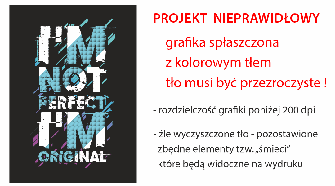 przygotowanie projektu koszulki Drukarnia DGprint.pl. 2